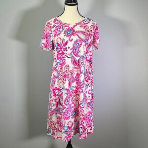 Lilly Pulitzer Cody Women's Size M Coconut Flitting About Dress